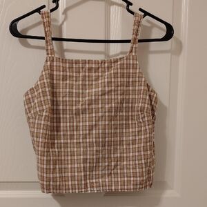 Vintage - XS American Eagle Plaid Top